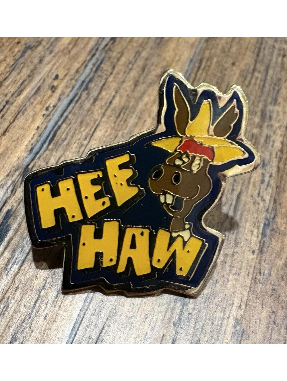 Hee Haw Enamel Pin Donkey Hat Backpack Jackets Badge Brooch Lapel Country